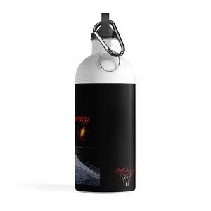 Stainless Steel Water Bottle with black