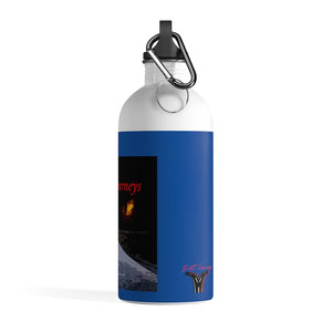 Stainless Steel Water Bottle with blue