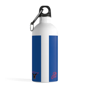 Stainless Steel Water Bottle with blue