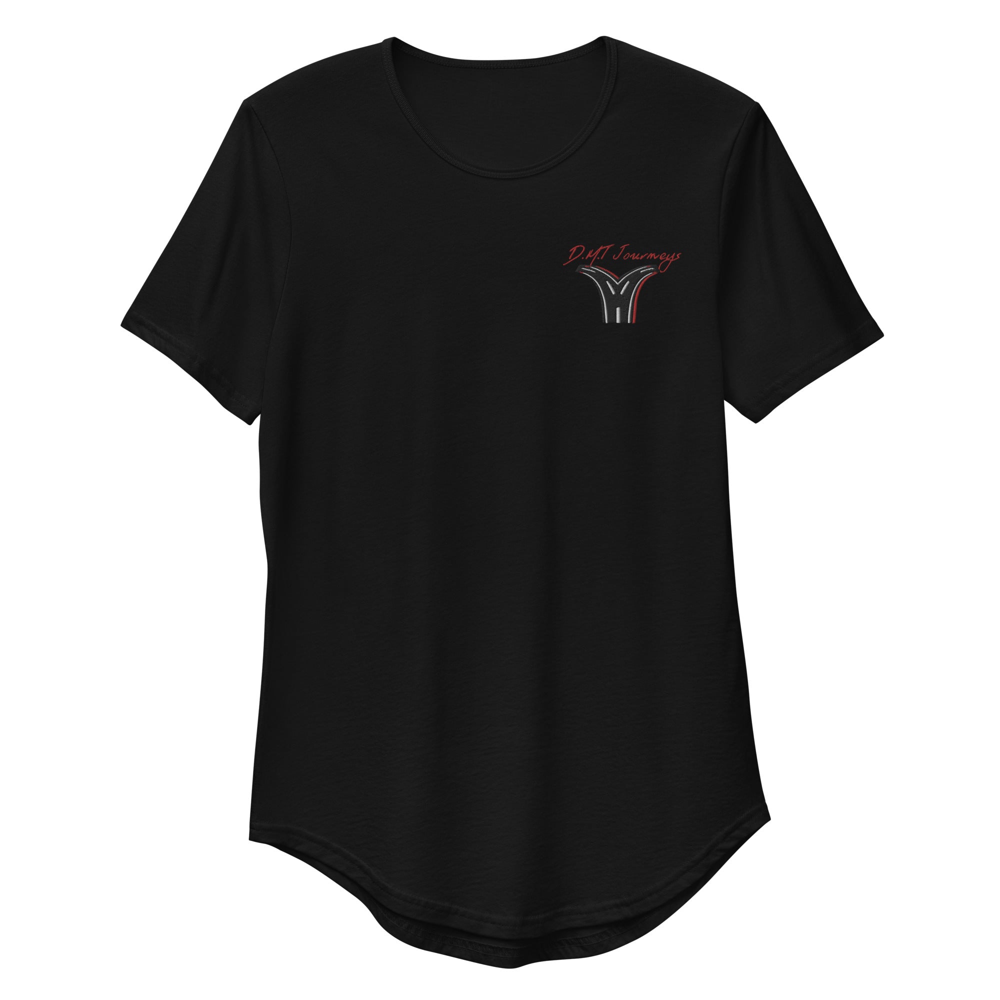 2024年モデル☆エンフォルドCURVE LAYERED-HEM T-SHIRT mens-curved-hem-t-shirt-black-